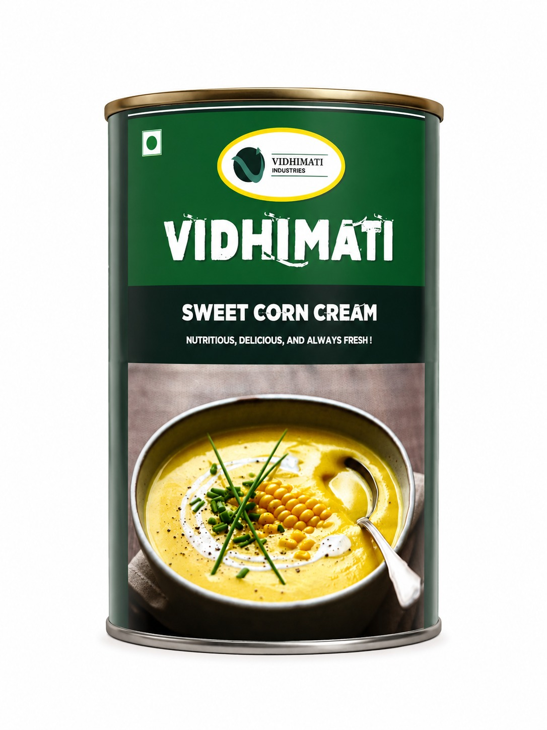 Sweet Corn Cream can by Vidhimati Industries